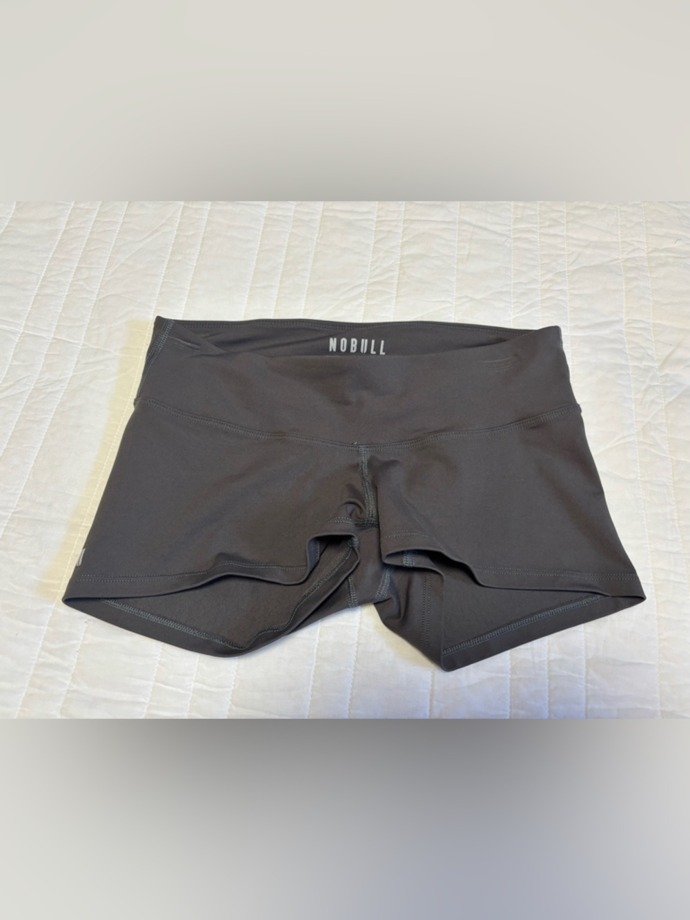 NoBull Women’s 2” Fitted Shorts - Dark Shadow Gray Size Small - Picture 5 of 11